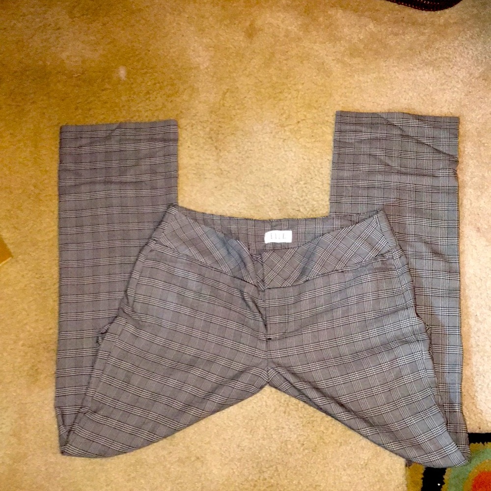Elle plaid trousers 12L